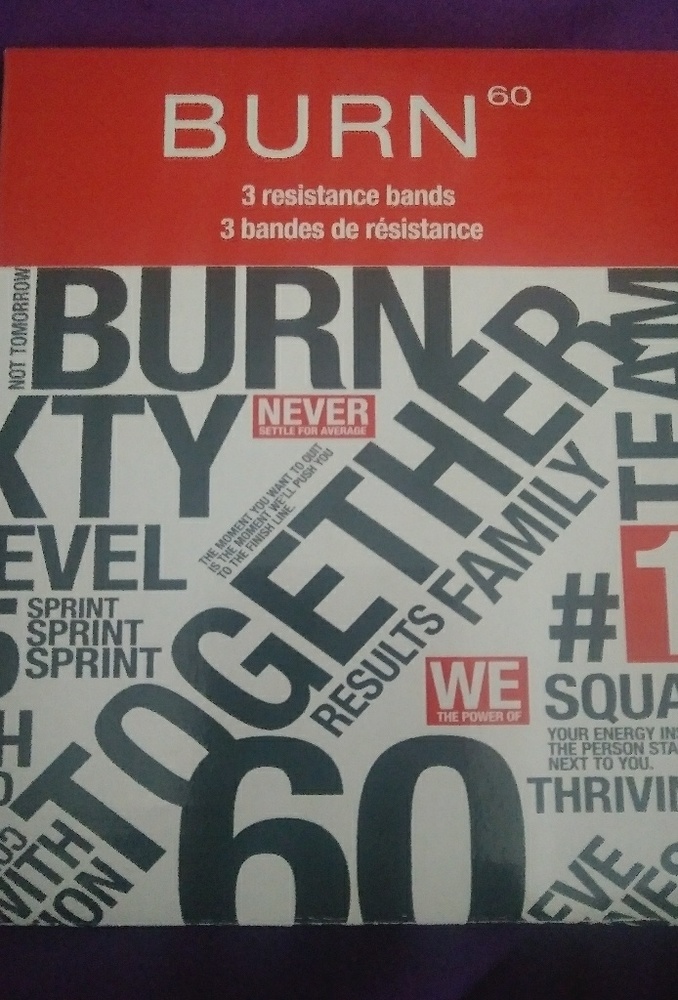 Burn 60 resistance bands